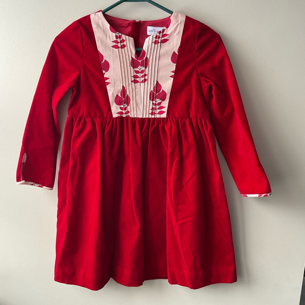 Red and Cream Kids Dress